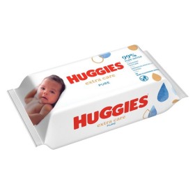 Huggies Extra Care Pure Feuchttücher 560 Stück (10 x 56) Huggies Extra Care Pure Feuchttücher 560 Stück (10 x 56)