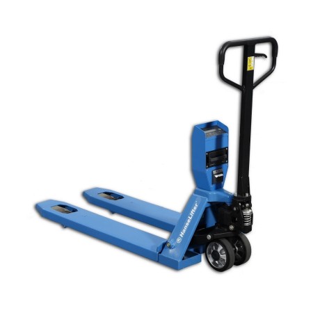 Waagehubwagen mit Mehrbereichsanzeige und Drucker WHP-DM von Hanselifter