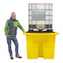 IBC-Auffangpalette inkl. Abfüllbereich & Gitterrost 1125L Wanne