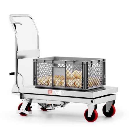 Hubtischwagen INOXX-M aus Edelstahl