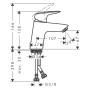 hansgrohe Logis Einhebel-Waschtischmischer 70 CoolStart ohne Ablaufgarnitur