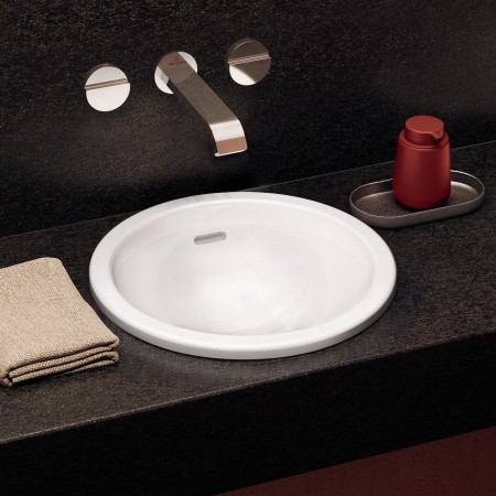 Villeroy & Boch Loop & Friends Einbauwaschbecken rund Ø 45 cm, mit Überlauf