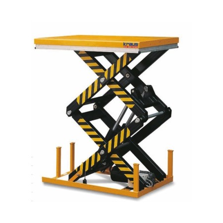 Elektrischer Doppelscheren-Hubtisch 1700x1200 mm für 4t von Kraus