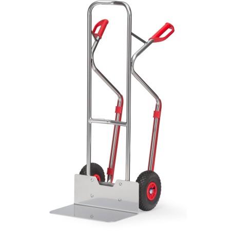 Fetra Alukarren 200 kg, Höhe 1300 mm, breite Schaufel Pro