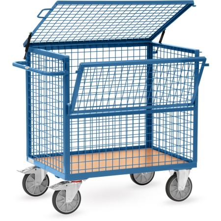 Fetra Drahtkastenwagen mit Deckel