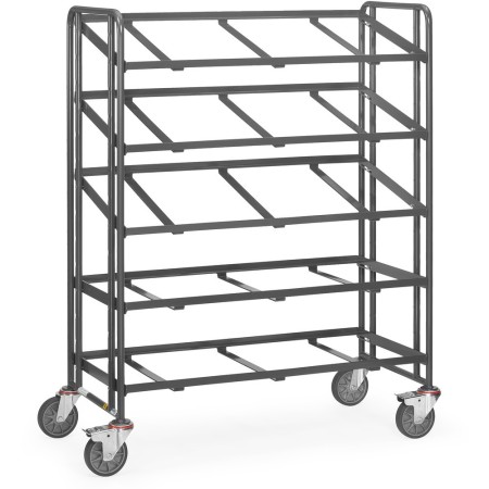 Fetra ESD-Eurokasten-Wagen mit offenem Rahmen, Ladefläche 1240 x 610 mm
