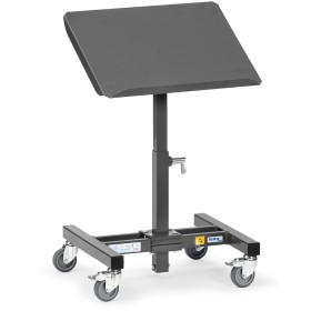Fetra ESD-Materialständer, höhenverstellbar + neigbar Ladefläche 510 x 410 mm Fetra ESD-Materialständer, höhenverstellbar + neigbar Ladefläche 510 x 410 mm
