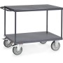 Fetra ESD-Tischwagen mit 2 Böden, Stahlbl.-Plattformen bündig