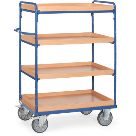 Fetra Etagenwagen mit 4 Kästen, Höhe 1500 mm