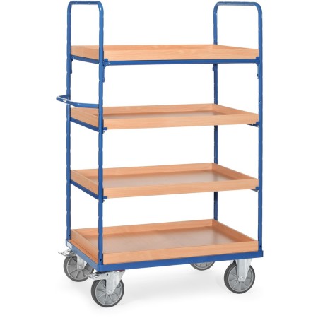 Fetra Etagenwagen mit 4 Kästen, Höhe 1800 mm