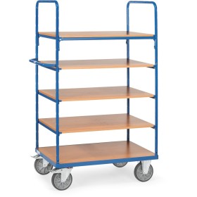 Fetra Etagenwagen mit 5 Böden, Höhe 1800 mm