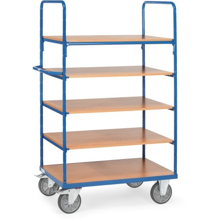 Fetra Etagenwagen mit 5 Böden, Höhe 1800 mm