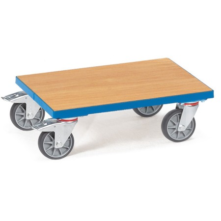 Fetra Eurokastenroller mit Holzplattform bündig mit Rahmen