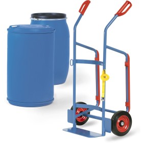 Fetra Fasskarre für Kunststoff-Fässer, Tragkraft 250 kg Fetra Fasskarre für Kunststoff-Fässer, Tragkraft 250 kg