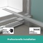 hansgrohe RainDrain Compact Komplettset Duschrinne 100 cm für Standardinstallation