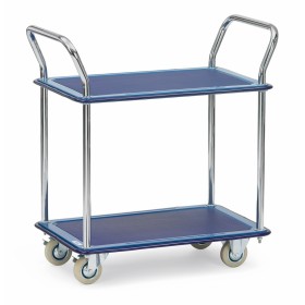 Fetra Ganzstahlwagen mit 2 Böden, Ladefläche 790 x 480 mm