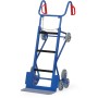 Fetra Gerätekarre mit Treppensternen und Stützrädern, Tragkraft 400 kg