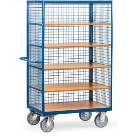 Fetra Kastenwagen 750 kg, mit TOTALSTOP, offen, 1 fester und 4 lose Böden