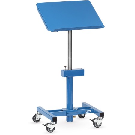 Fetra Materialständer, stufenlos höhenverstellbar von 720 - 1070 mm, mit neigbarer Plattform