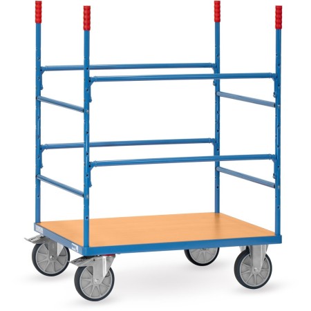 Fetra Materialwagen mit einschraubbaren Auflagen für Langmaterialien