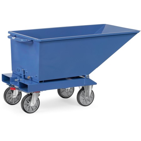 Fetra Muldenkipper, 250 Liter, Tragkraft 750 kg, Blau