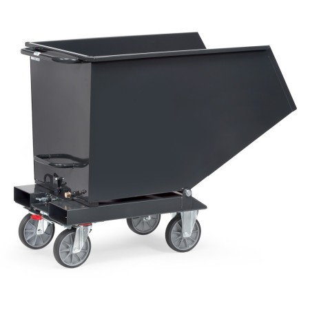 Fetra Muldenkipper, 450 Liter, Tragkraft 750 kg, Grau