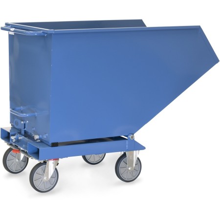 Fetra Muldenkipper, 600 Liter, Tragkraft 750 kg, Blau