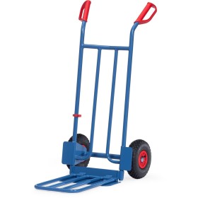 Fetra Paketkarre, Tragkraft 250 kg, Höhe 1150 mm, mit Stahlblech- und Klappschaufel Fetra Paketkarre, Tragkraft 250 kg, Höhe 1150 mm, mit Stahlblech- und Klappschaufel
