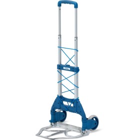 Fetra Alu-Paketroller zusammenklappbar Fetra Paketroller, klappbar, Höhe 1030 mm, Tragkraft 50 kg, Polymer-Räder 127 x 30 mm