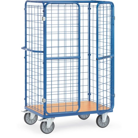Fetra Paketwagen mit Drahtgitter und Doppelflügeltüren, 1800mm