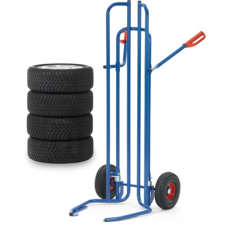 Fetra Reifenkarren Angebot - Grosskonvolut Abnahme - 30 Stück Tragkraft 200 kg, Höhe 1500 mm, Lufträder 260 x 85 mm Grossabnahme