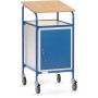 Fetra Rollpult mit Schreibfläche und Stahlschrank, Ladefläche 500 x 600 mm