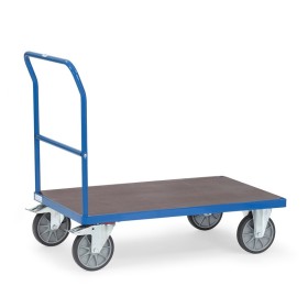 Fetra Schiebebügelwagen bis 600 kg Tragkraft, mit wasserfester Plattform Fetra Schiebebügelwagen bis 600 kg Tragkraft, mit wasserfester Plattform