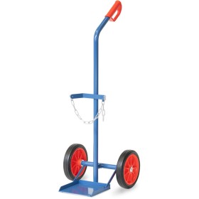 Fetra Stahlflaschenkarre, Tragkraft 100 kg, 1 Stahlflasche 20, 40 oder 50 Ltr. Fetra Stahlflaschenkarre, Tragkraft 100 kg, 1 Stahlflasche 20, 40 oder 50 Ltr.