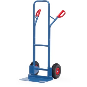 Fetra Stahlrohrkarre, Tragkraft 300 kg, Höhe 1300 mm, breite Schaufel Fetra Stahlrohrkarre, Tragkraft 300 kg, Höhe 1300 mm, breite Schaufel