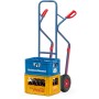 Fetra Stahlrohrkarre, Tragkraft 300 kg, Höhe 1300 mm, Gleitkufen