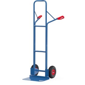 Fetra Stahlrohrkarre, Tragkraft 300 kg, Höhe 1600 mm, breite Schaufel Fetra Stahlrohrkarre, Tragkraft 300 kg, Höhe 1600 mm, breite Schaufel