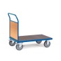 Fetra Stirnwandwagen mit Stirnwand aus Holz + wasserfester Plattform
