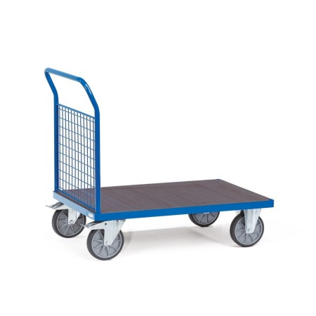 Fetra Stirnwandwagen, Stirnwand aus Drahtgitter, wasserfeste Plattform