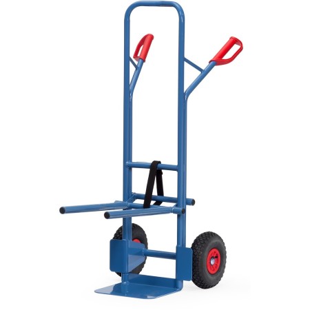 Fetra Stuhlkarre, Lufträder, Tragkraft 300 kg, Höhe 1300 mm, Schaufelbreite 320 mm,