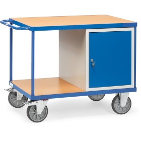 Fetra Tischwagen mit 1 Schrank und 2 Ladeflächen Fetra Tischwagen mit 1 Schrank und 2 Ladeflächen