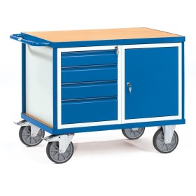 Fetra Tischwagen mit 1 Schrank und 4 Schubladen