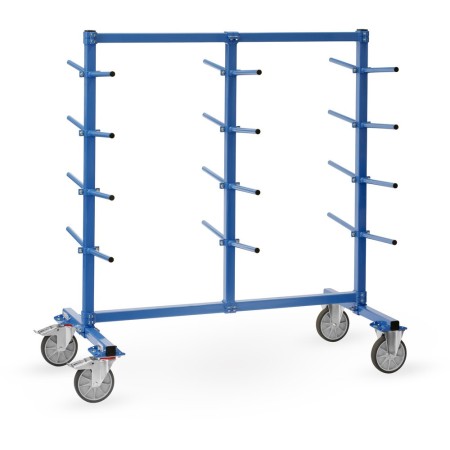 Fetra Tragarmwagen mit 24 PVC überzogenen Tragarmen 370mm lang 5°, zweiseitig