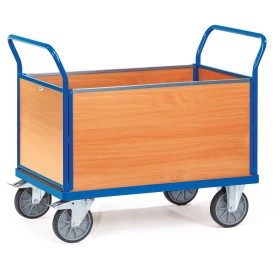 Fetra Vierwandwagen mit Wänden aus Holz Fetra Vierwandwagen mit Wänden aus Holz