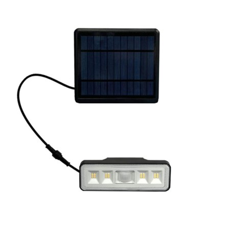 Abnehmbare Solar-LED-Applikation - 1000 Lumen - PIR-Bewegungssensor - 4000K