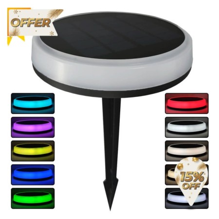 Solar-LED-Gartenleuchte - RGB+CCT - IP65