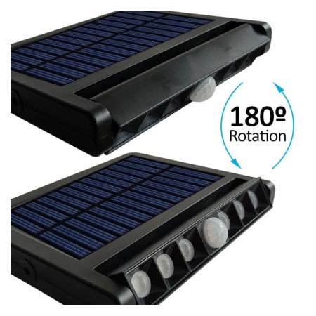 Solarstrahler - Schwenkbar - Led - 5W Chip - Bewegungssensor - 4000K