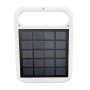 Tragbarer Solar-LED-Strahler - 4W - Powerbank + USB wiederaufladbar