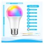 10W SMART Wifi RGB+CCT LED-Lampen - A60 Dimmbar - E27
