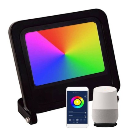 LED Flutlichtstrahler 50W SMART Wifi RGB+CCT - Dimmbar